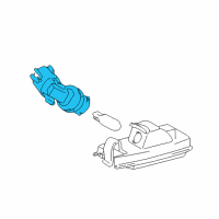 OEM Toyota Tercel Socket & Wire Diagram - 90075-99005