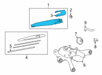 OEM 2022 Toyota Venza Rear Arm Diagram - 85241-48100