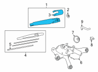 OEM Toyota Venza Rear Arm Diagram - 85241-48100