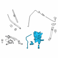 OEM 2012 Nissan Murano Tank Assy-Windshield Washer Diagram - 28910-1GR0A