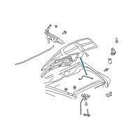 OEM Dodge Ram 1500 Hood Latch Support Diagram - 55372200AA