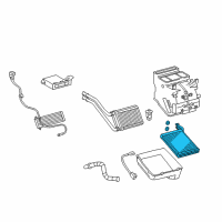 OEM Toyota Yaris EVAPORATOR Sub-Assembly Diagram - 88501-0D210