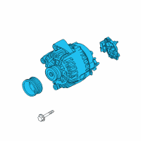 OEM BMW 550i GT Exchange Alternator Diagram - 12-31-7-603-782