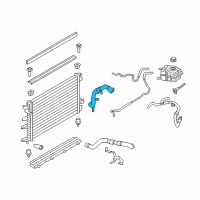 OEM Lincoln Continental Lower Hose Diagram - G3GZ-8286-C