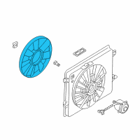 OEM 2001 Nissan Quest Fan-Motor Diagram - 21486-7B000