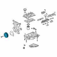 OEM 2016 Chevrolet Cruze Vibration Damper Diagram - 12638583