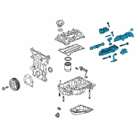 OEM 2016 Chevrolet Cruze Intake Manifold Diagram - 12690467