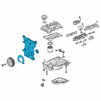 OEM 2019 Chevrolet Cruze Front Cover Diagram - 12688813