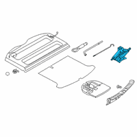 OEM 2018 Nissan Kicks Jack Complete Diagram - 99550-5RL0A