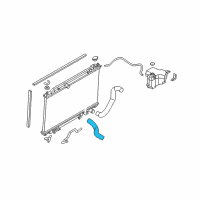 OEM 2005 Nissan Quest Hose-Radiator, Upper Diagram - 21501-CA000