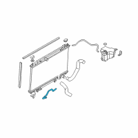 OEM 2003 Nissan Murano Hose - Auto Transmission Oil Cooler Diagram - 21631-CA010