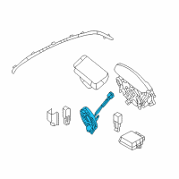 OEM 2006 Kia Optima Clock Spring Contact Assembly Diagram - 934902G550