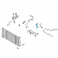 OEM 2012 Toyota Prius V Overflow Hose Diagram - 16261-37081