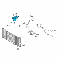 OEM 2013 Toyota Prius Reserve Tank Diagram - 16480-28080