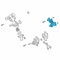 OEM 2017 Lincoln Navigator Inner Housing Diagram - BR3Z-8501-D