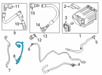 OEM 2020 Ford Transit-150 SENSOR - EXHAUST GAS - OXYGEN Diagram - LK4Z-9G444-G