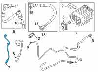 OEM 2021 Ford Transit-350 SENSOR - HEGO Diagram - LK4Z-9F472-A