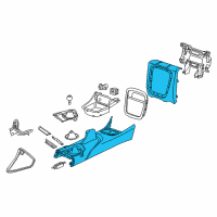 OEM Dodge Viper Base-Floor Console Diagram - 5NH76DX9AB