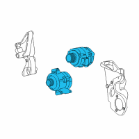 OEM 2002 Ford F-350 Super Duty Alternator Diagram - 4U2Z-10V346-DMRM