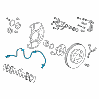 OEM 2019 Honda Clarity Sensor Assembly, Front Right Diagram - 57450-TRT-A01