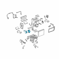 OEM 2008 Cadillac STS Expansion Valve Diagram - 19129999