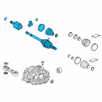 OEM 2021 Toyota RAV4 Prime Axle Assembly Diagram - 42330-42090