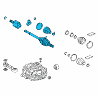 OEM Toyota RAV4 Prime Axle Assembly Diagram - 42330-42090