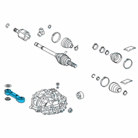 OEM 2021 Toyota Venza Front Support Diagram - 52380-0R080