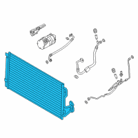 OEM 2013 BMW 320i xDrive Condenser, Air Conditioning Diagram - 64-50-6-804-721