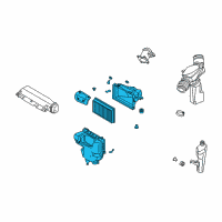 OEM Infiniti G35 Air Cleaner Diagram - 16500-AM604