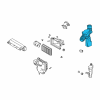 OEM Infiniti Duct Assembly-Air Diagram - 16576-AL50A