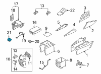 OEM 2022 Hyundai Santa Fe COMPLETE-CONSOLE FLOOR SWITCH Diagram - 93300-S1310-PPJ