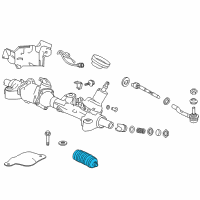 OEM 2018 Acura TLX Dust Seal Set Diagram - 53429-T2B-A01