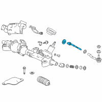 OEM Acura End Set, Rack Diagram - 53010-T2B-A01