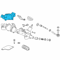 OEM 2020 Acura TLX Plate Diagram - 53692-T2B-A00