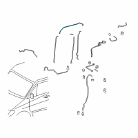 OEM 2007 Dodge Sprinter 3500 Line-A/C Diagram - 68012771AA