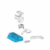 OEM 2008 Toyota Camry Battery Assy, Hv Supply Diagram - G9510-33010