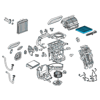OEM Chevrolet Trailblazer In-Car Sensor Diagram - 13508023