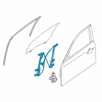 OEM 2013 Infiniti M56 Door Window Regulator Assembly, Right Diagram - 80720-1MA0B