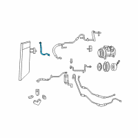 OEM 2008 Dodge Grand Caravan Line-A/C Discharge Diagram - 4677605AD