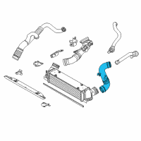 OEM 2011 BMW 335i xDrive Charge-Air Duct Diagram - 13-71-7-590-304