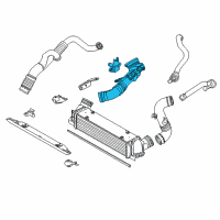 OEM 2013 BMW 335is Charge-Air Duct Diagram - 13-71-7-590-306