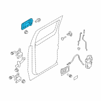 OEM 2006 Lincoln Mark LT Handle, Outside Diagram - CL3Z-1626604-AB