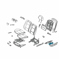 OEM BMW 328Ci Actuation Unit Left Diagram - 52-10-8-263-133