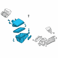 OEM Infiniti QX56 Air Cleaner Diagram - 16500-1LA0A