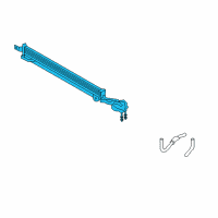 OEM Kia Cooler Assembly-Oil Diagram - 254601D300