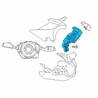 OEM BMW i3s Gear Selector Switch Diagram - 61-31-6-999-578