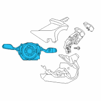 OEM 2015 BMW i3 Steering Column Switch Diagram - 61-31-6-833-439
