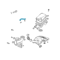 OEM 2012 Chevrolet Malibu PCV Hose Diagram - 12617908