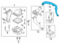 OEM 2021 Ford F-150 HOSE ASY Diagram - ML3Z-9R530-B